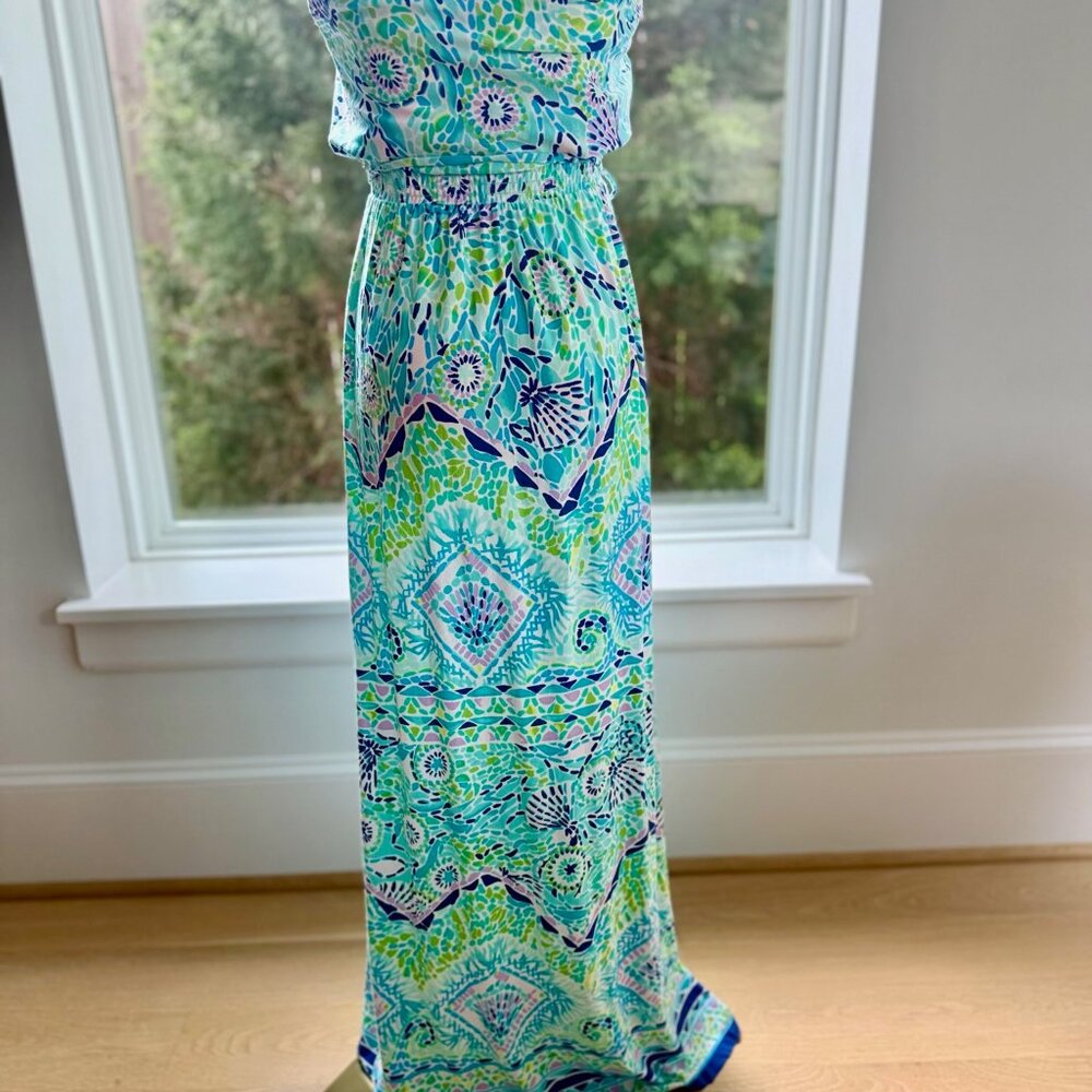 LILLY PULITZER MAXI DRESS, XXS - Picture 4 of 7